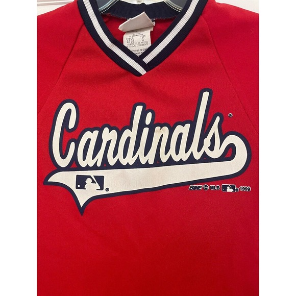 Vintage 1999 St. Louis Cardinals Jersey Shirt Small MLB Bike #5 Thomas Howard - Picture 7 of 7